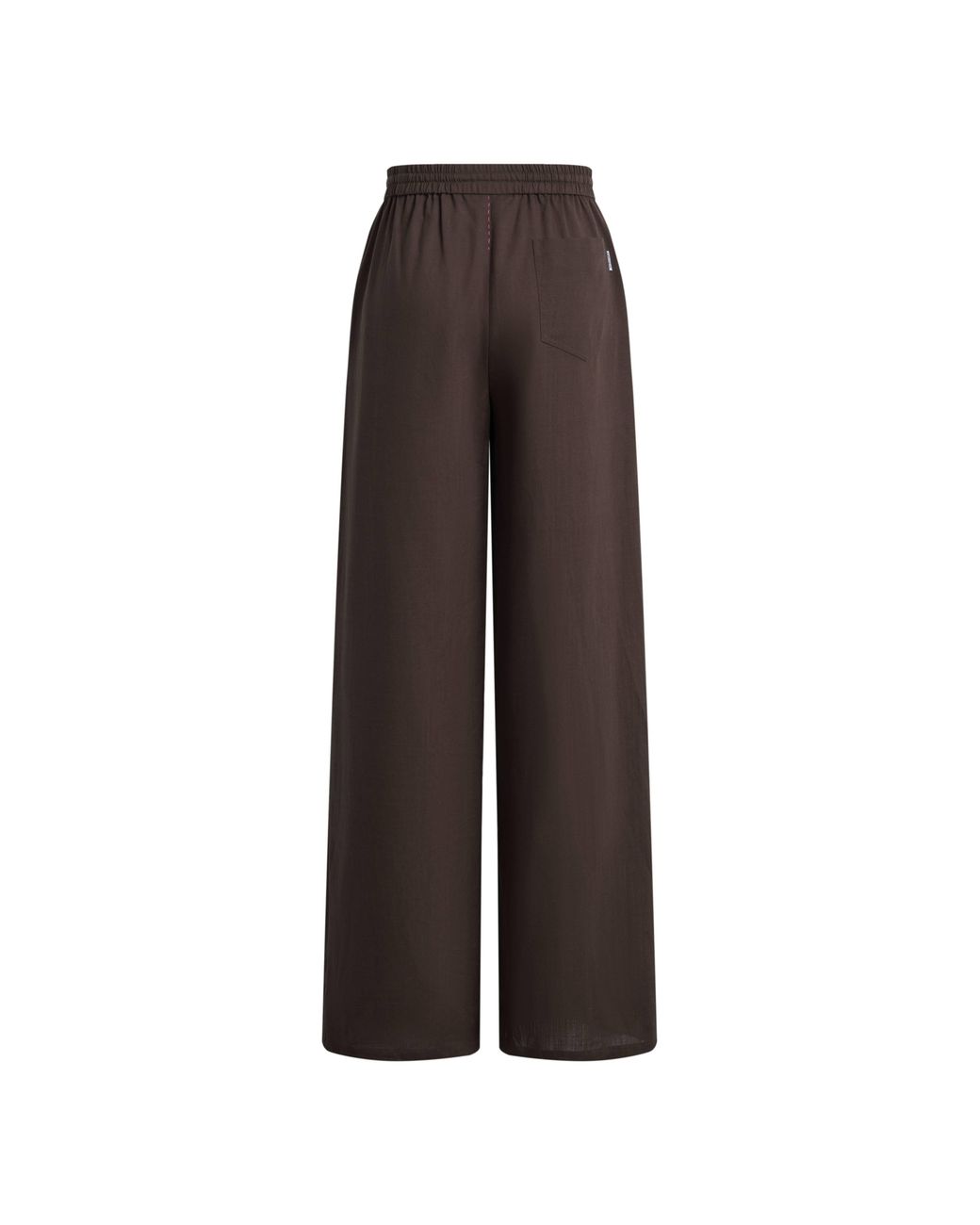 Fabrique Black Faye Drawstring Wide Leg Pants