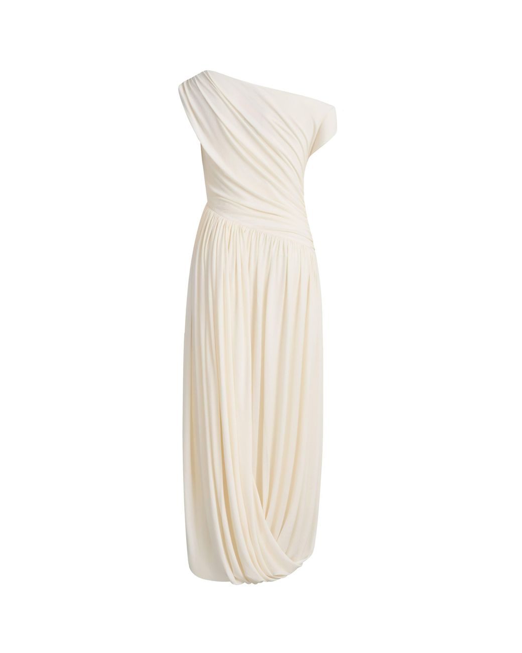 Fabrique Natural Hera Drapey One Shoulder Dress