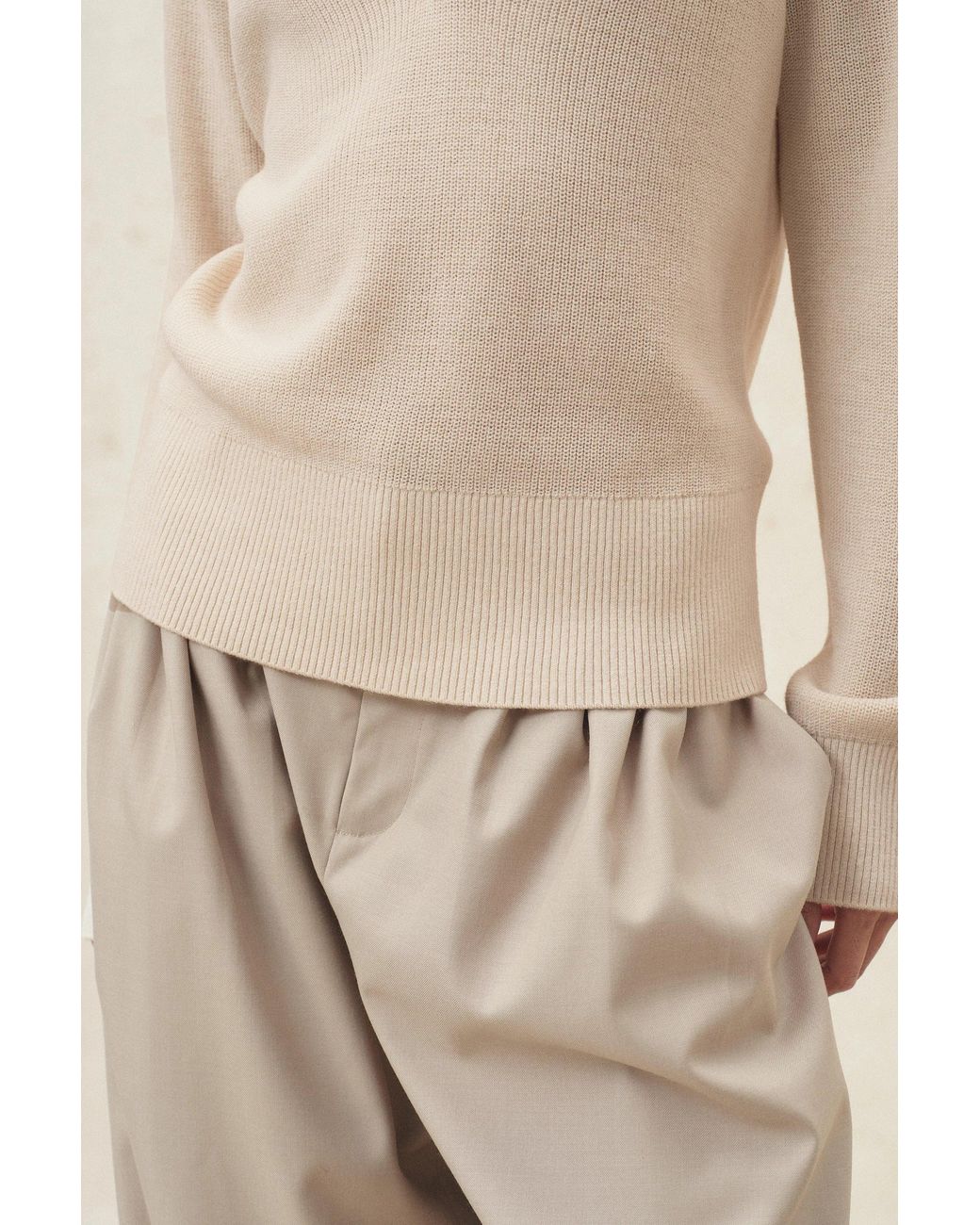 Fabrique Blue Sloane Relaxed Polo Top