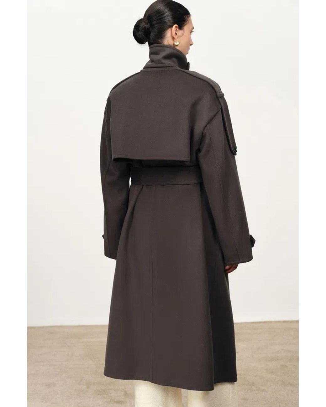 Fabrique Multicolor Tristan Double Breasted Long Coat