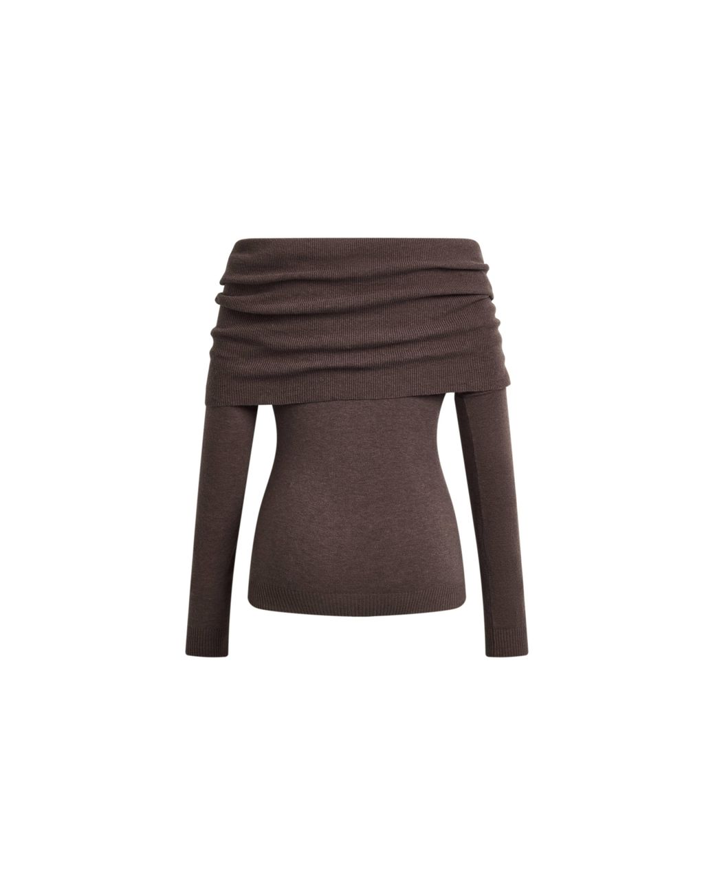 Fabrique Natural Evelyn Convertible Off Shoulder Draped Top