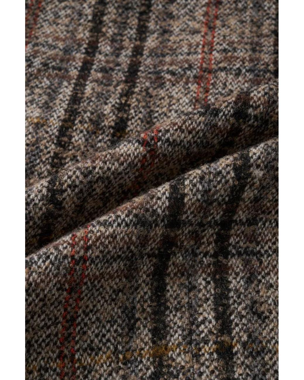 Fabrique Natural Oakley Check Coat