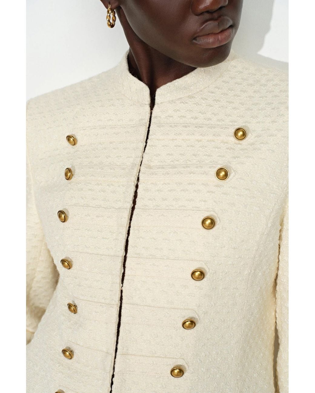 Fabrique Natural Riley Textured Napoleonic Jacket
