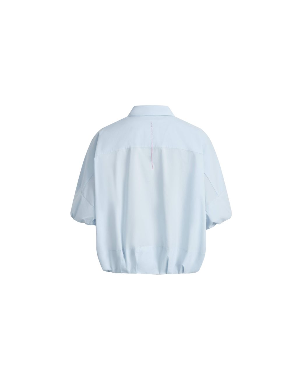 Fabrique Blue Claire Bubble Puff Sleeve Shirt