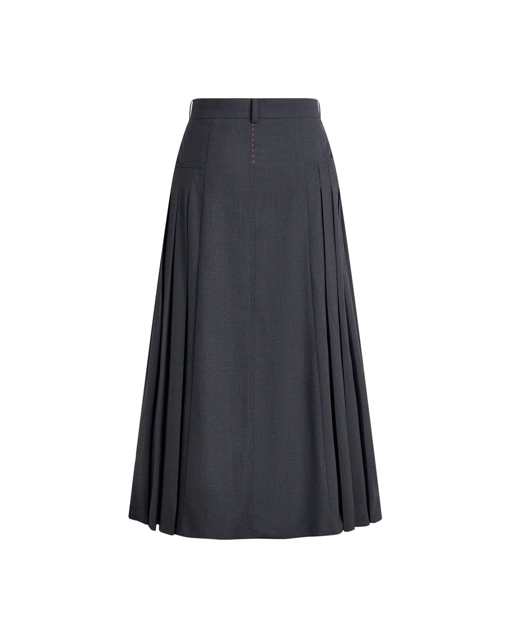 Fabrique Blue Gloria Pleated High Waist Skirt