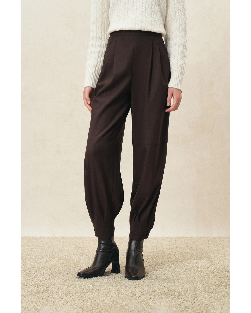 Fabrique Multicolor Blair Tapered Balloon Leg Trousers