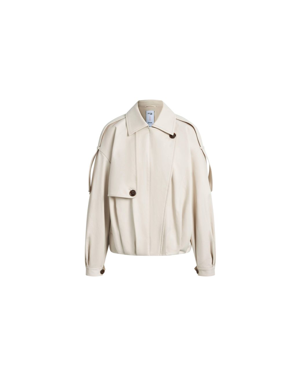 Fabrique Natural Enyo Ruched Hem Lightweight Jacket