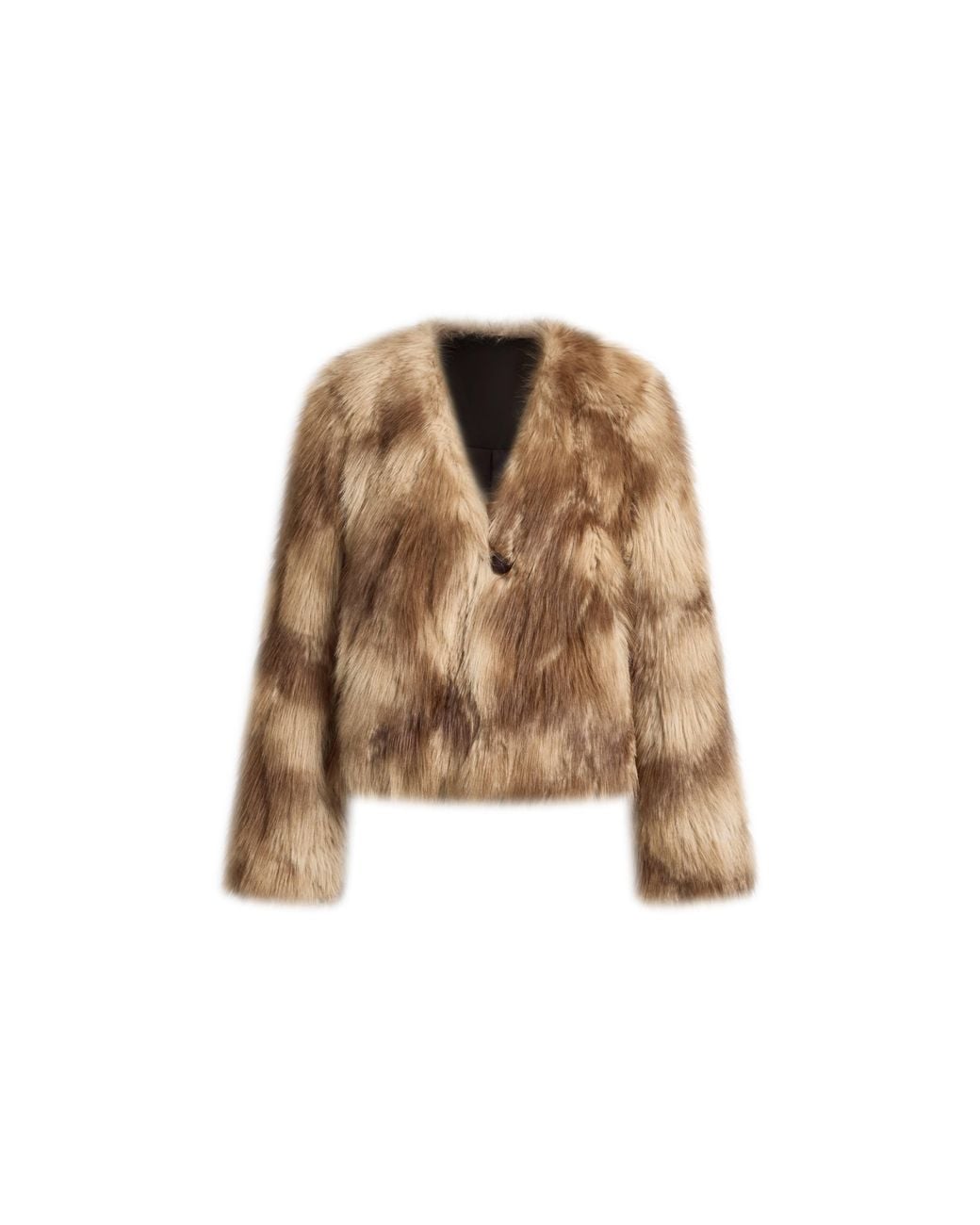 Fabrique Yellow Julia Textured V Neckline Jacket