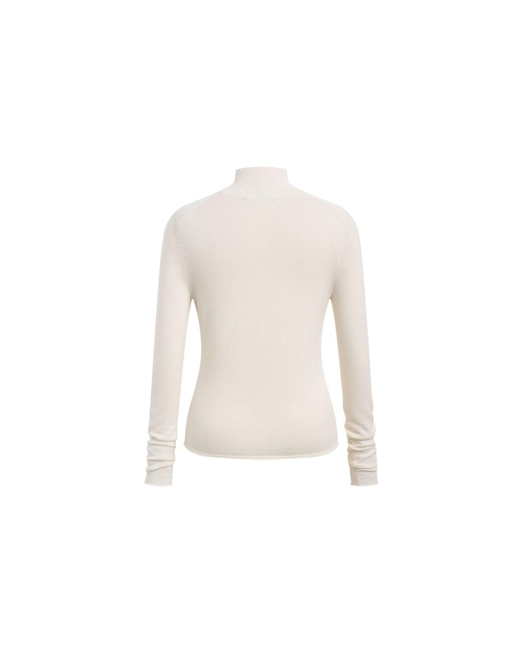Fabrique Blue Tilly Seamed Semi Sheer Knit Top