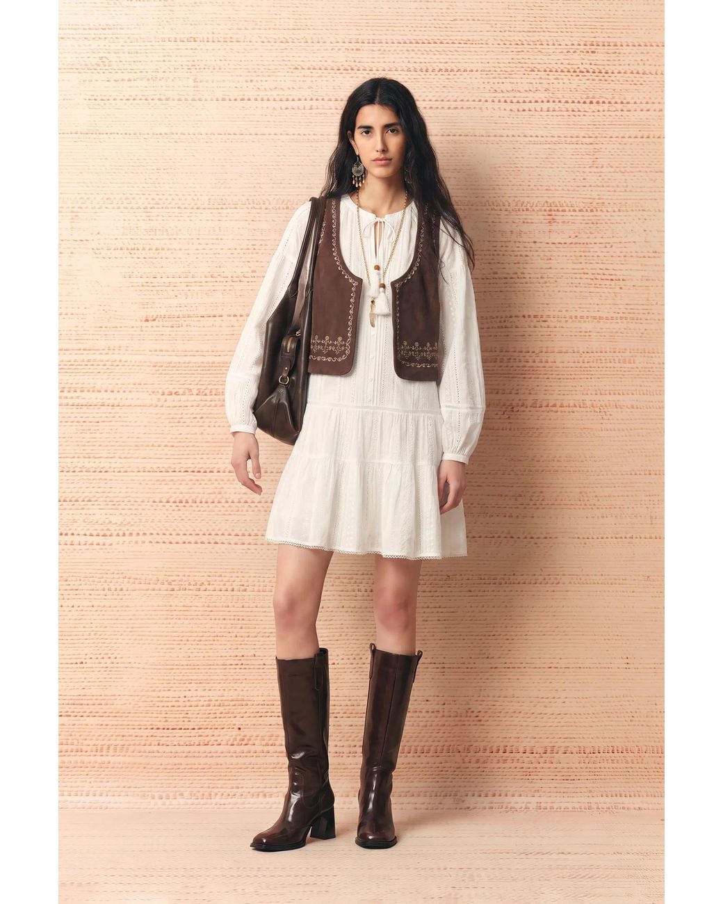 Fabrique Natural Vestsue Embroidery Vest