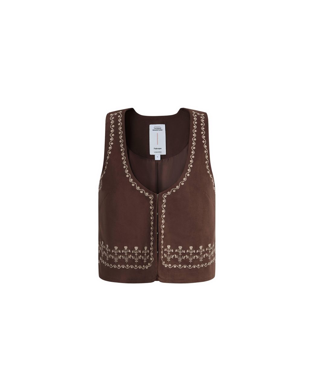 Fabrique Natural Vestsue Embroidery Vest