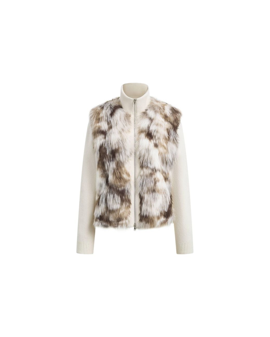 Fabrique Natural Gianna Knit Panel Jacket