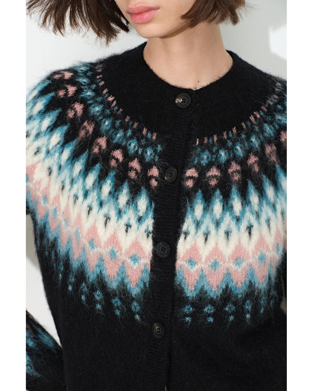 Fabrique Multicolor Isla Fair Isle Cardigan