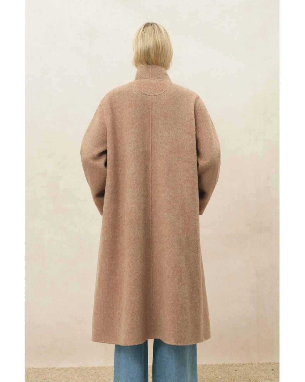 Fabrique Natural Tilda Camel Oversized Long Coat
