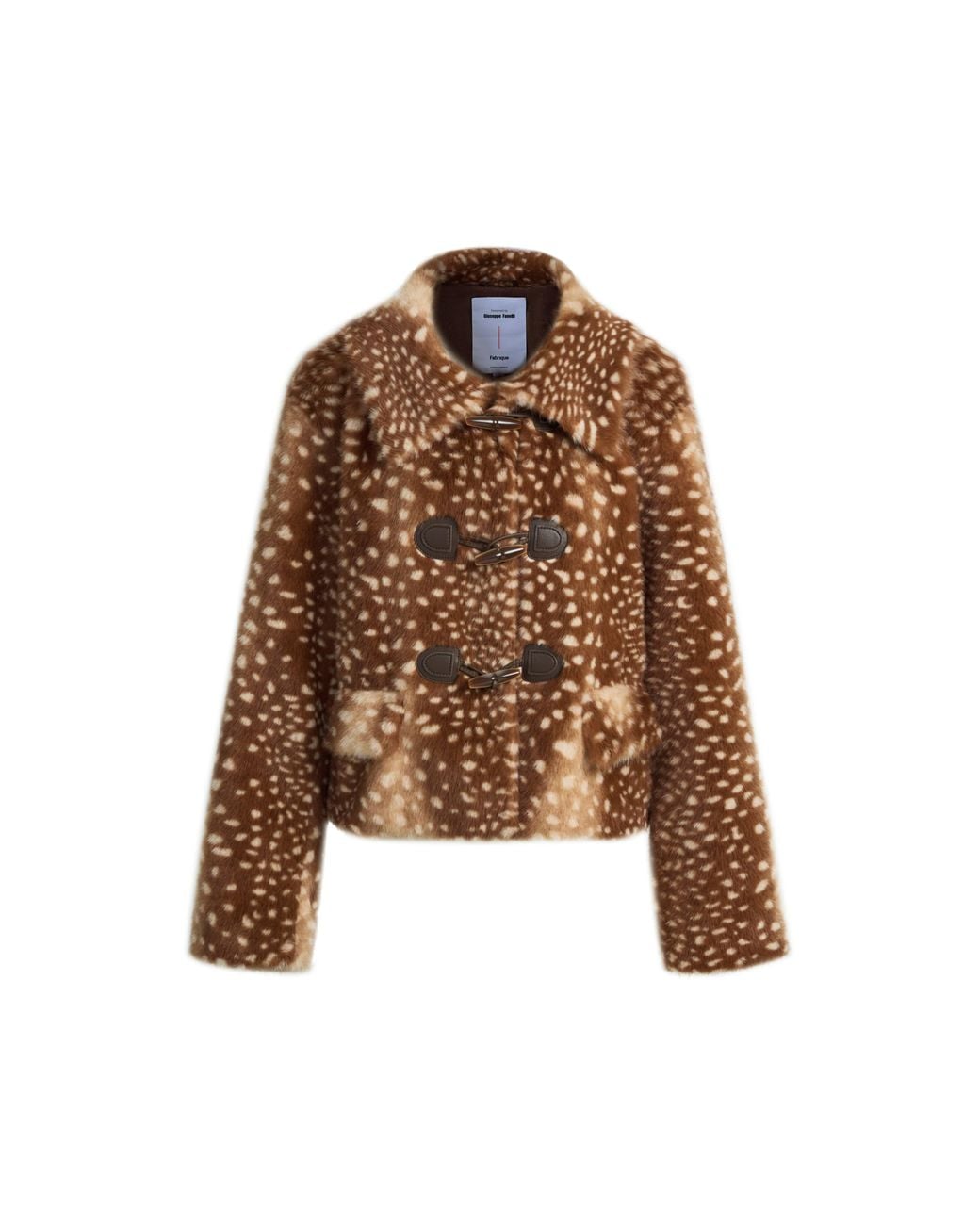 Fabrique Natural Kaylee Horn Button Cropped Jacket