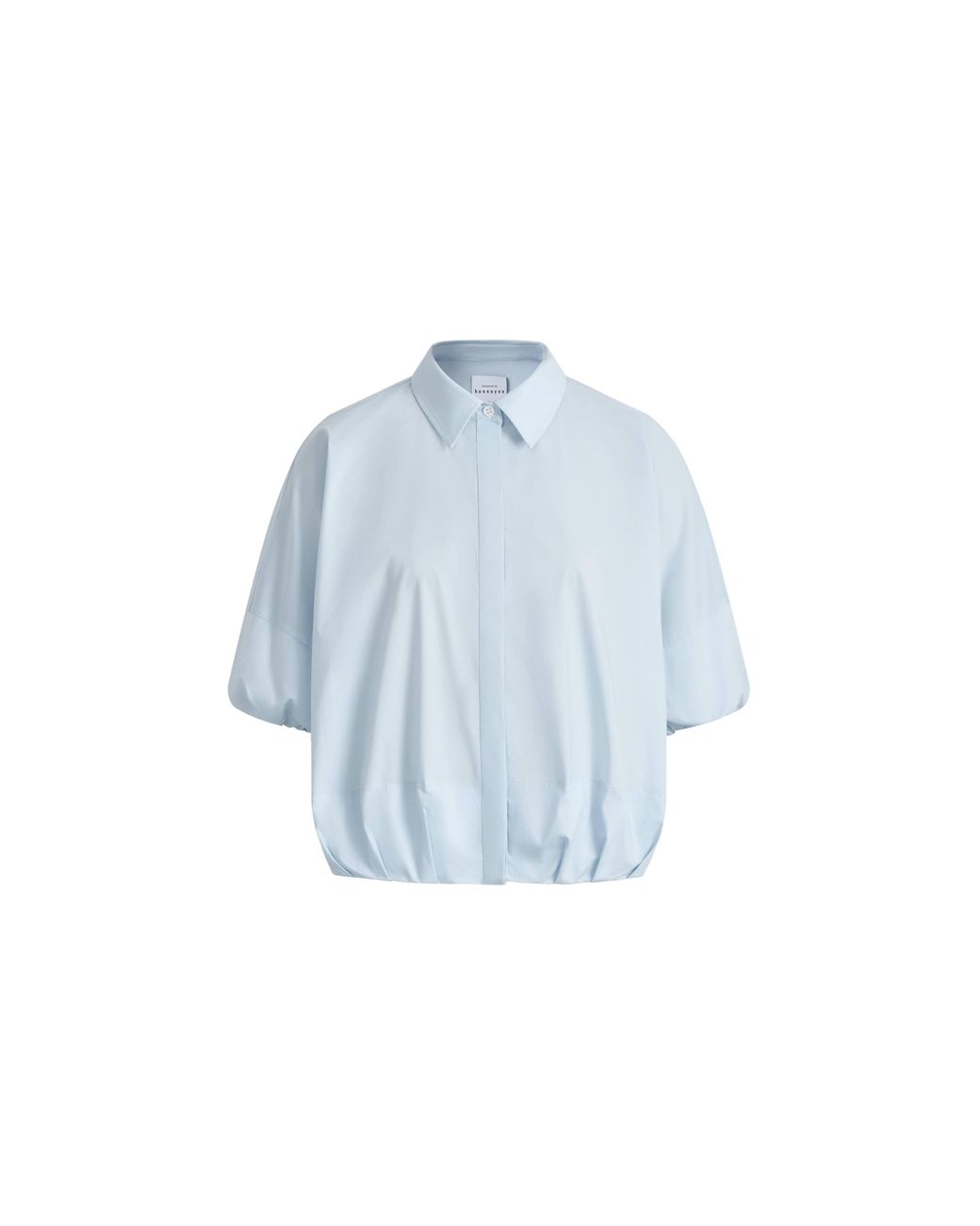 Fabrique Blue Claire Bubble Puff Sleeve Shirt