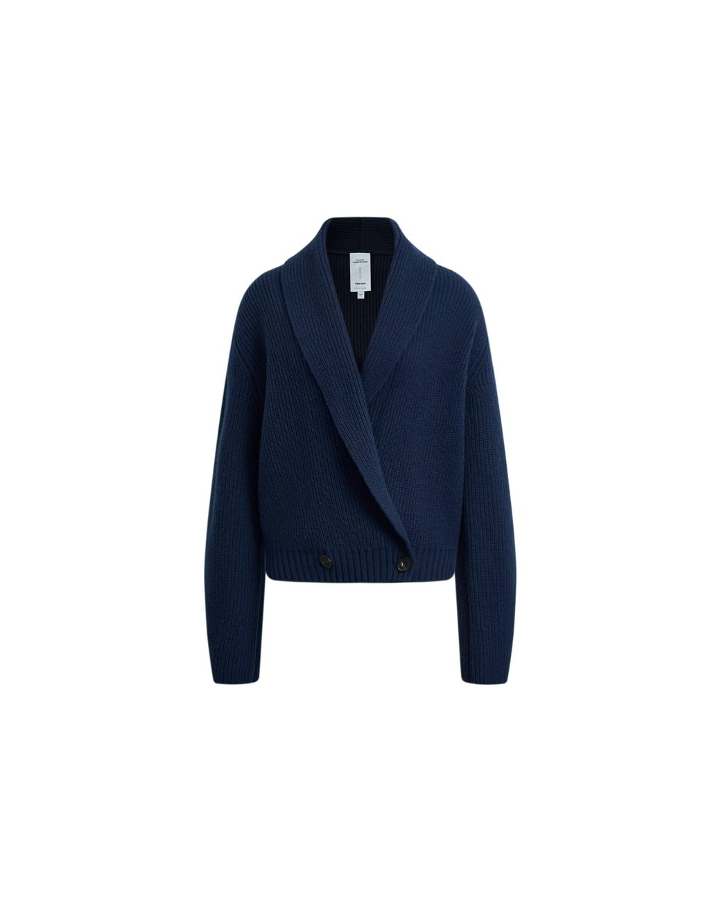Fabrique Blue Xaviera Relaxed Shawl Collar Cardigan