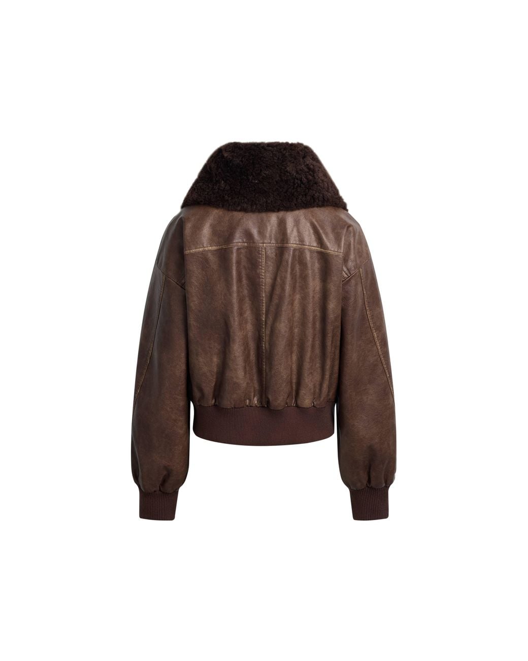 Fabrique Multicolor Thea Faux Fur Collar Jacket