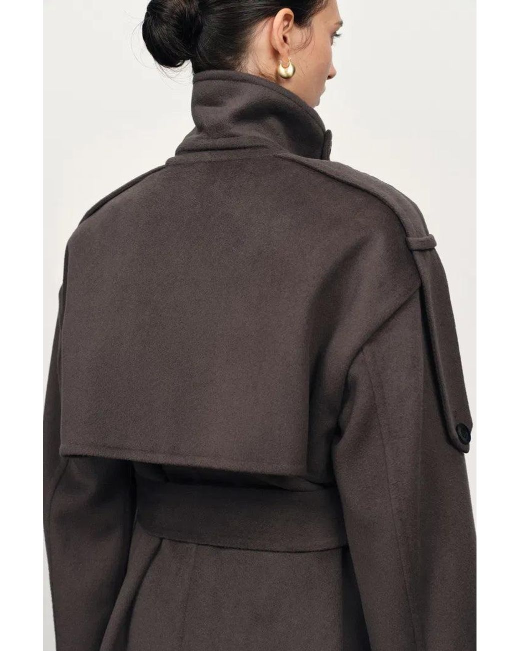 Fabrique Multicolor Tristan Double Breasted Long Coat