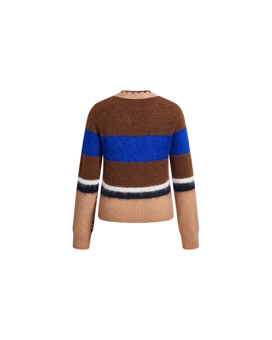 Fabrique Natural Sigourney Contrast Back Cardigan