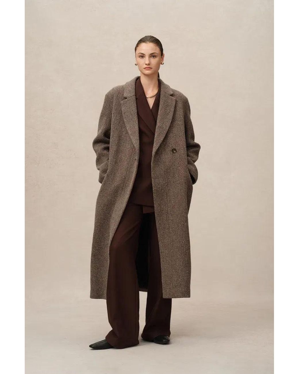 Fabrique Natural Uomo Asymmetric Coat