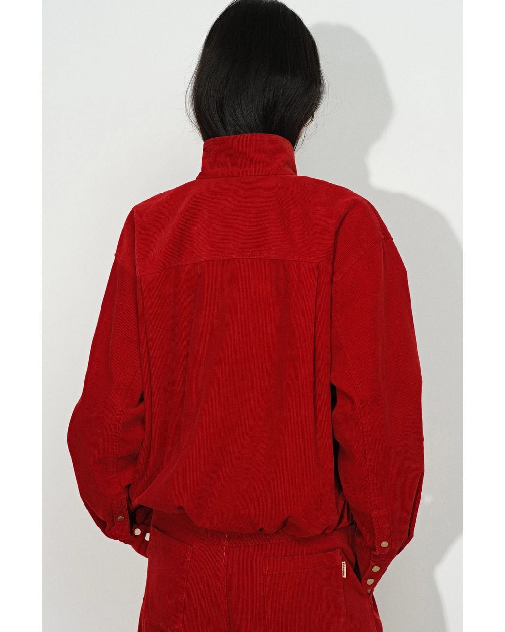 Fabrique Red Honora Balloon Jacket