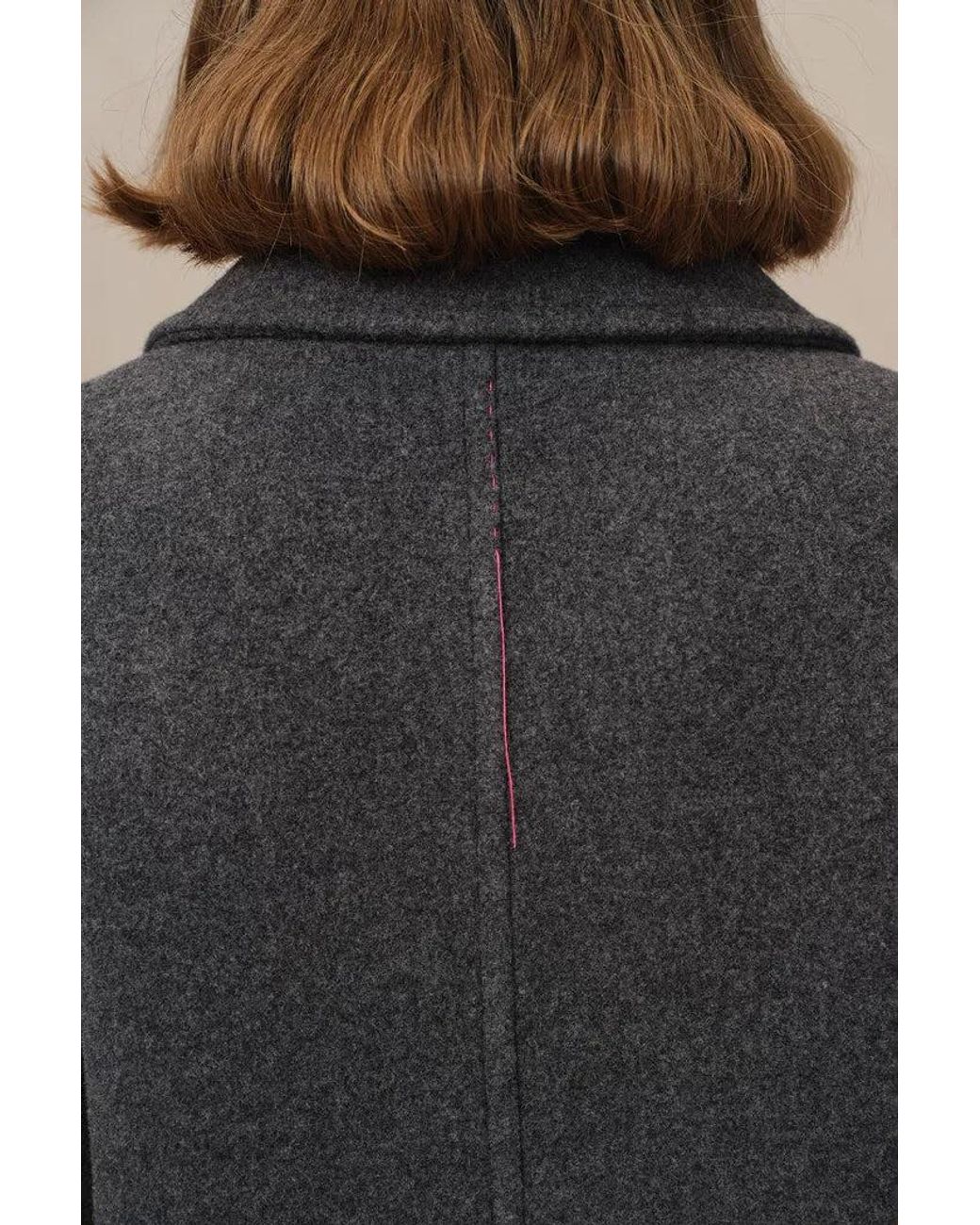 Fabrique Multicolor Beau Double-Breasted Coat