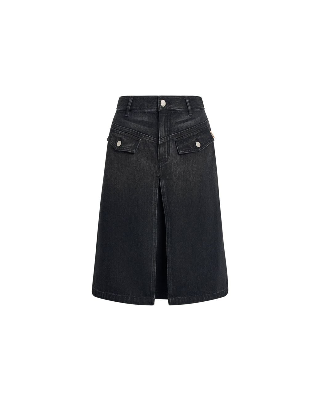 Fabrique Black Ashley Pleated Utility Skirt
