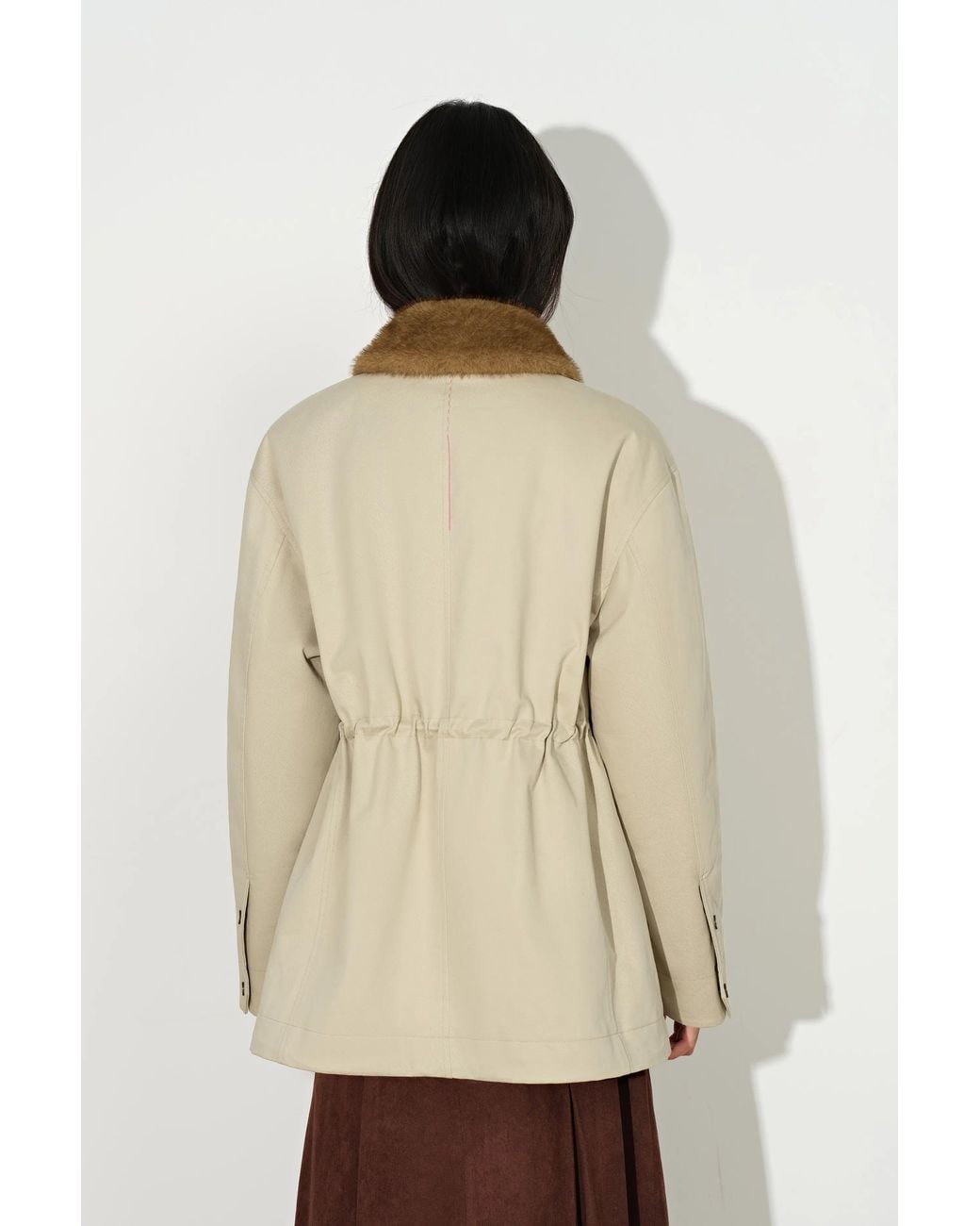 Fabrique Natural Clara Drawstring Waist Field Jacket