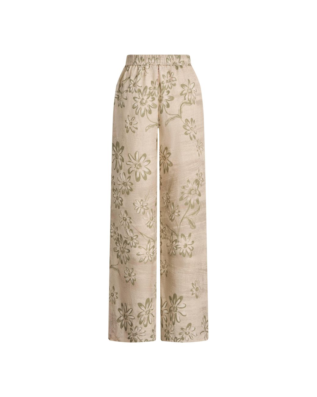 Fabrique Natural Diana Handwork Beads Crop Flare Pants