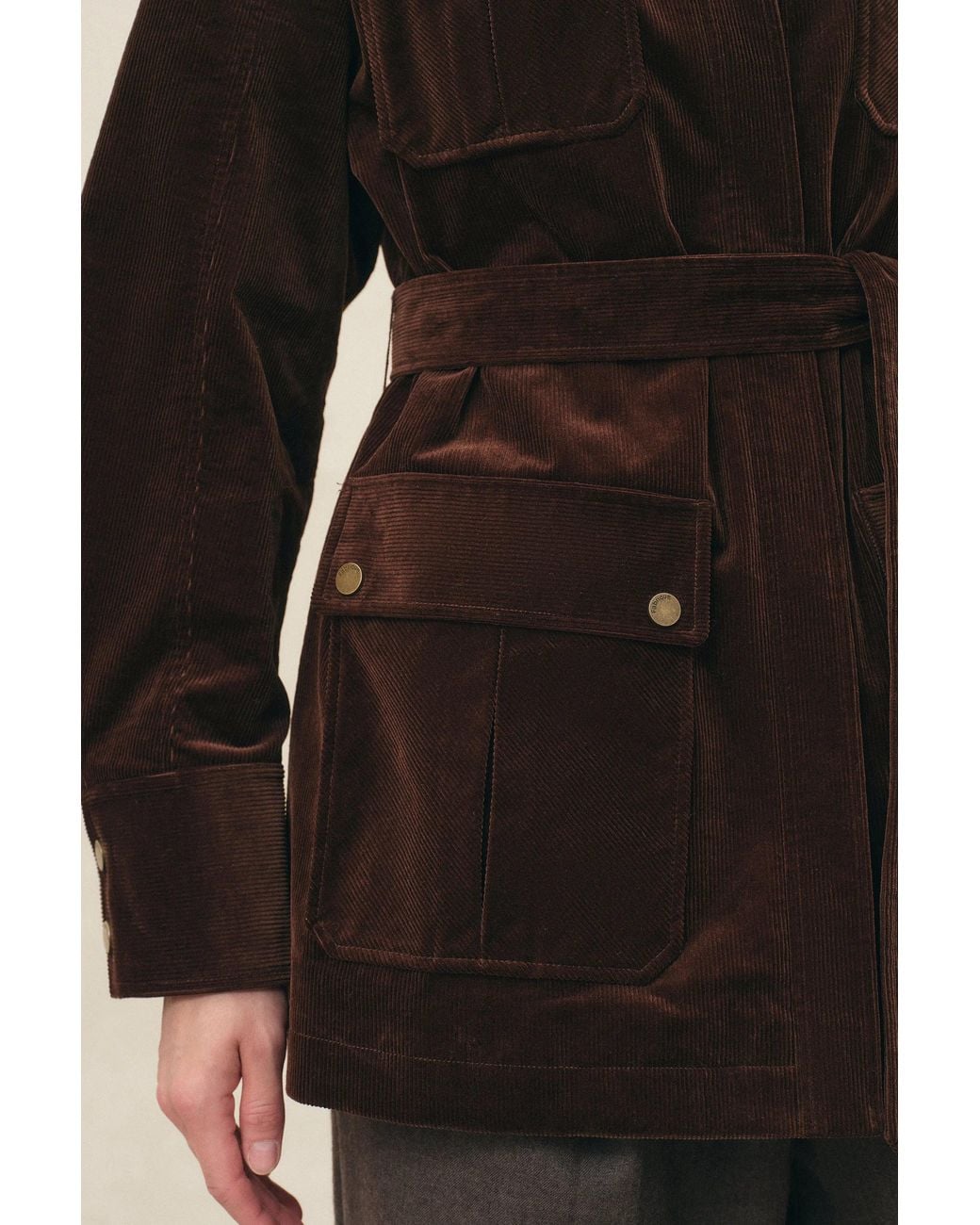Fabrique Natural Tammy Belted Field Jacket