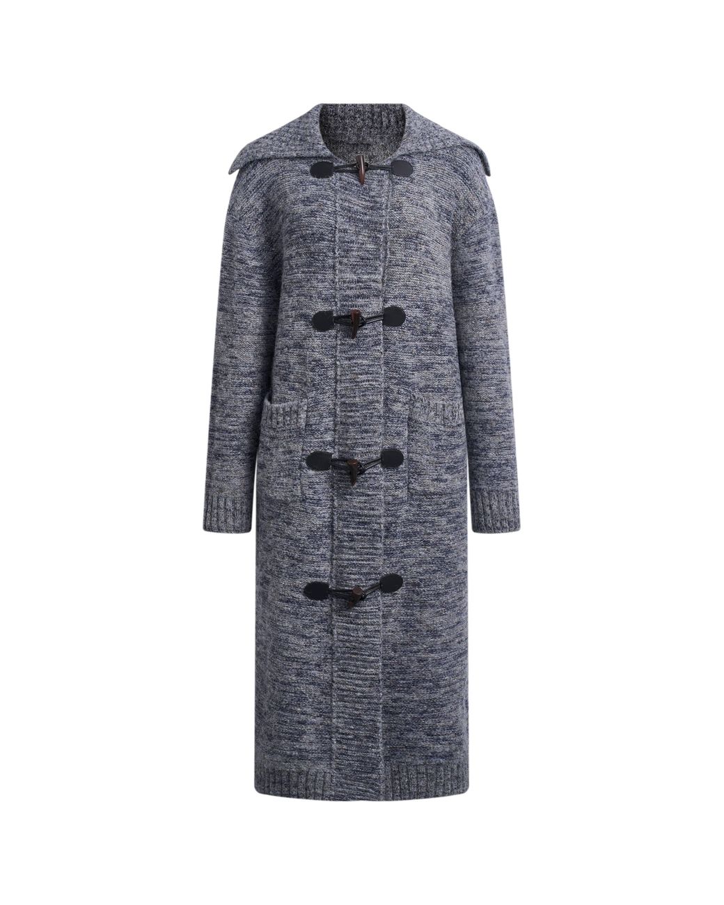 Fabrique Blue Linnea Horn Buttons Longline Cardigan