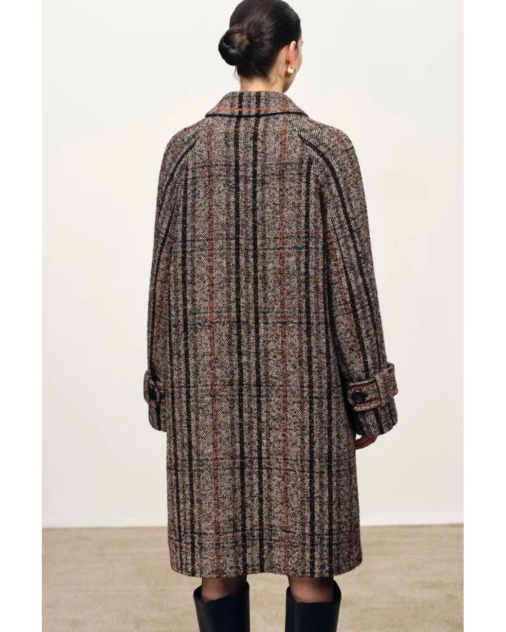 Fabrique Natural Oakley Check Coat