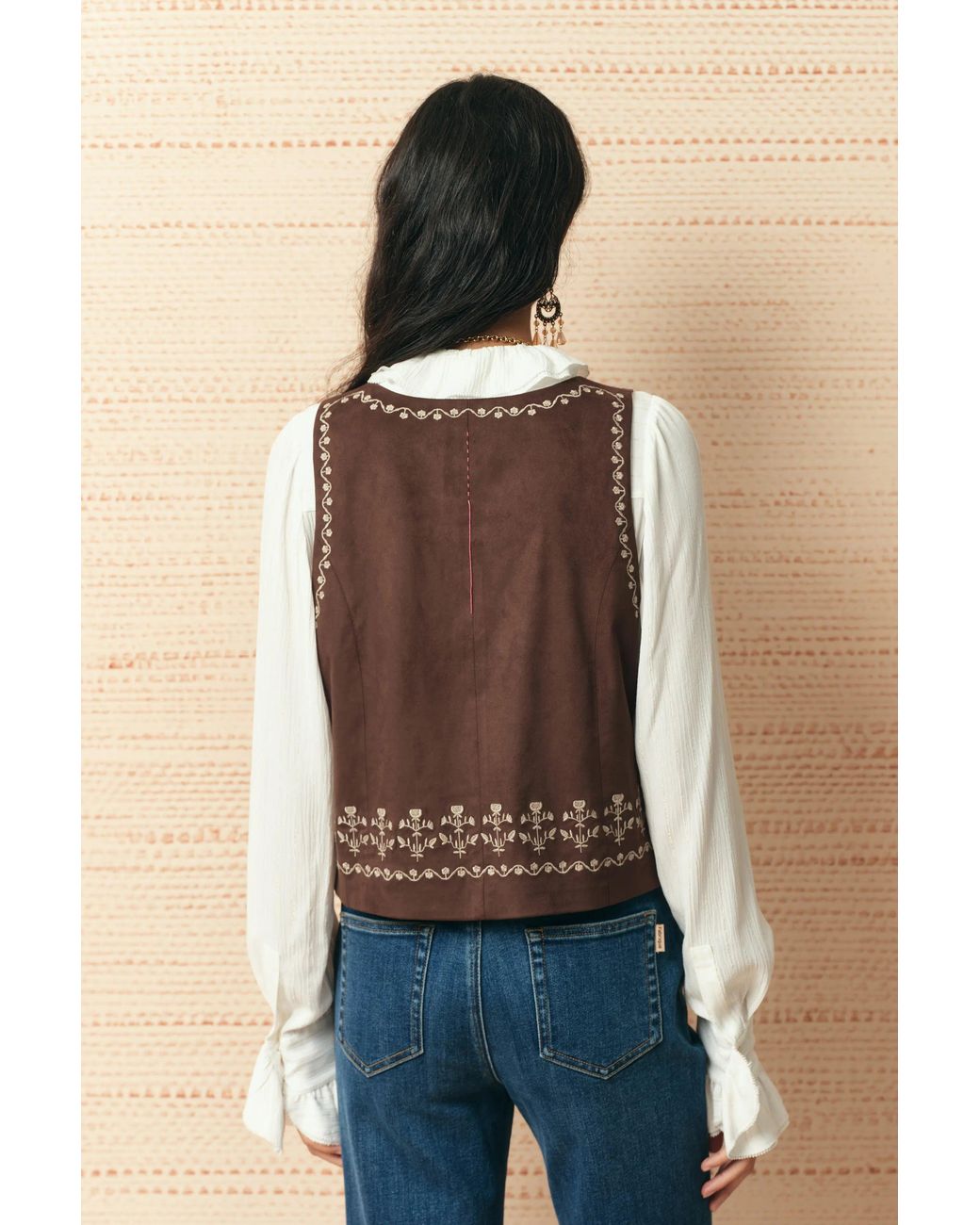 Fabrique Natural Vestsue Embroidery Vest