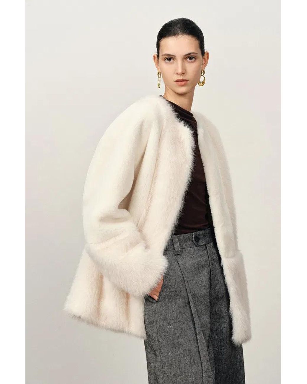 Fabrique Natural Alex Lightweight Patchwork Coat