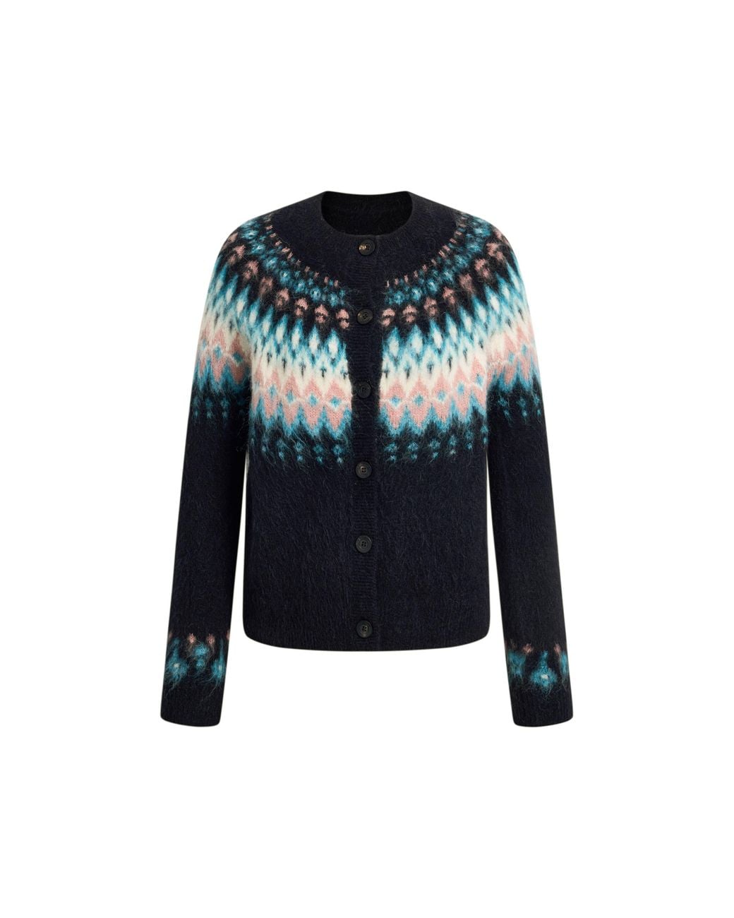 Fabrique Multicolor Isla Fair Isle Cardigan