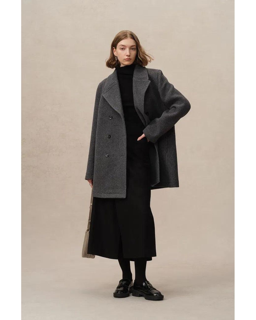 Fabrique Multicolor Beau Double-Breasted Coat