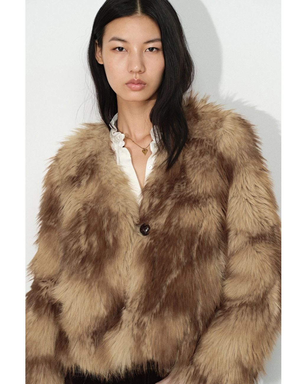 Fabrique Yellow Julia Textured V Neckline Jacket