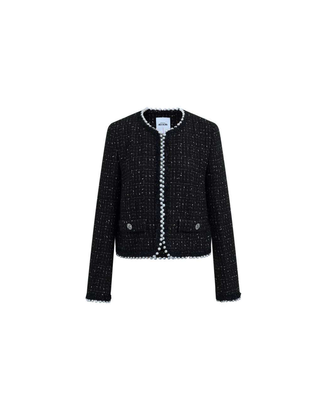 Fabrique Black Cynthia Pearl Beaded Jacket