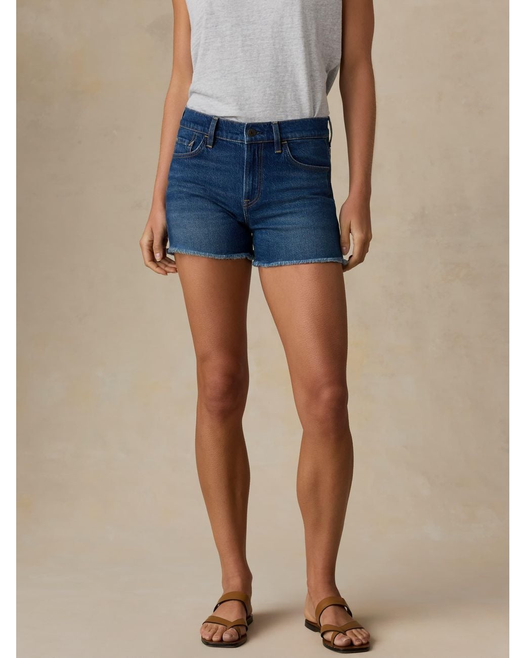 Faherty Brand Blue Sundrift Denim Short