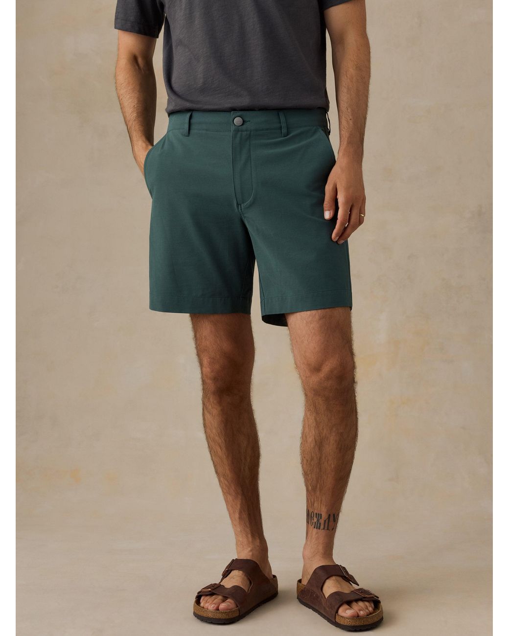 Faherty Brand Blue All Day Short (7" for men