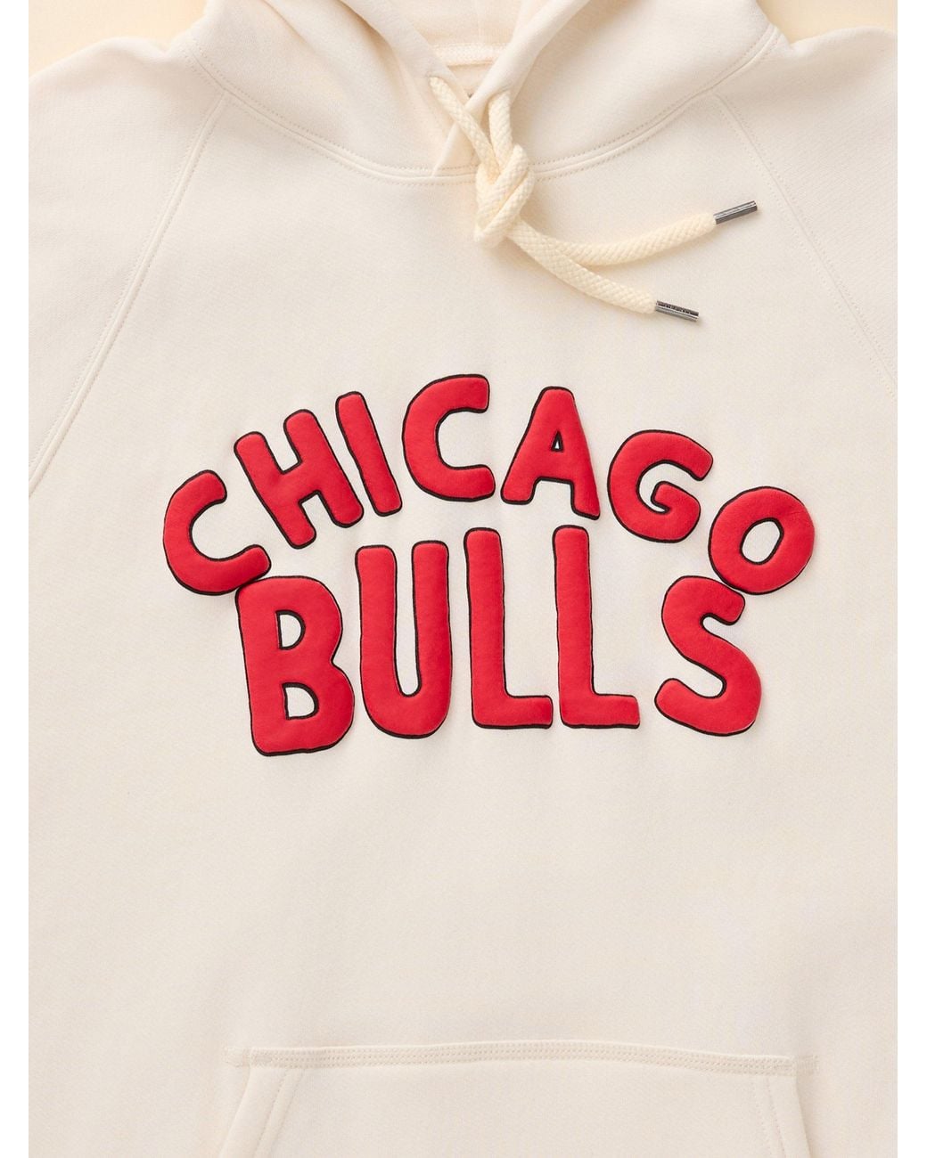 Faherty Brand Natural Chicago Bulls High Standard Fleece Hoodie for men