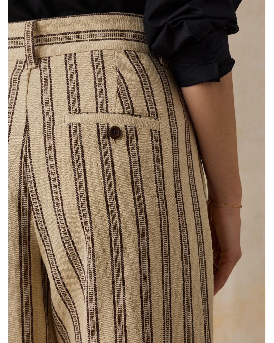 Faherty Brand Brown Summit Pleated Pants