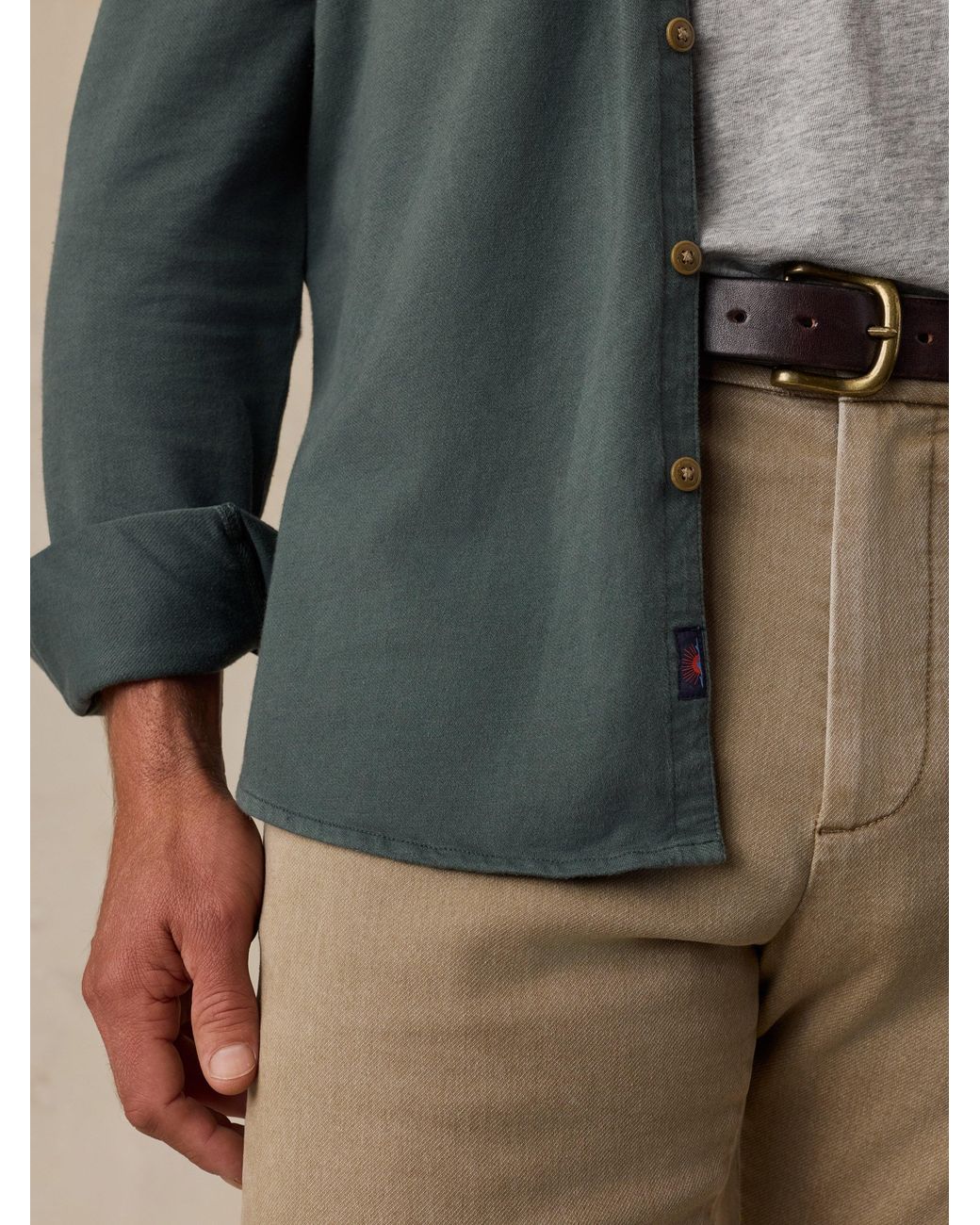 Faherty Brand Multicolor Field Knit Shirt for men