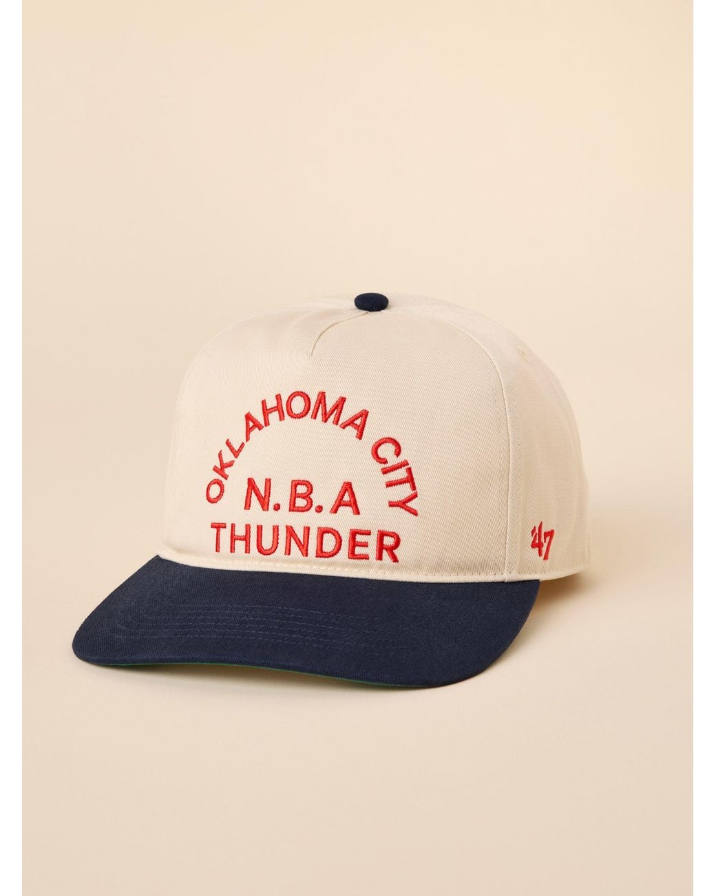 Faherty Brand Natural Oklahoma City Thunder X '47 Hitch Lc Hat