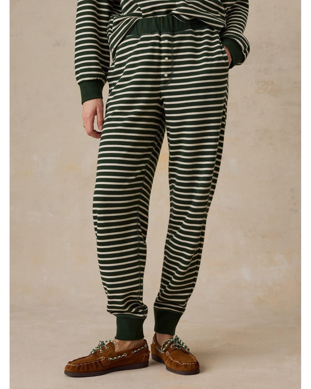 Faherty Brand Natural Double Knit Pants