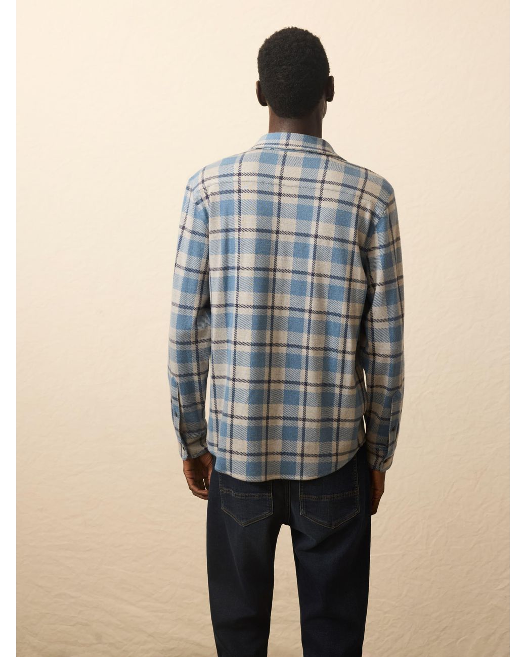 Faherty Brand Blue Legend Sweater Shirt for men