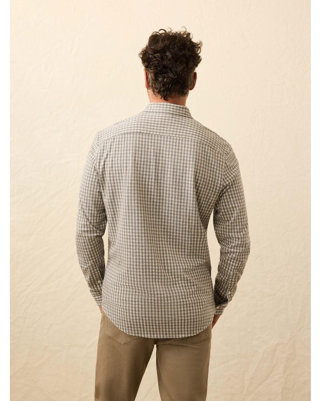 Faherty Brand Natural Coastline Knit Shirt for men
