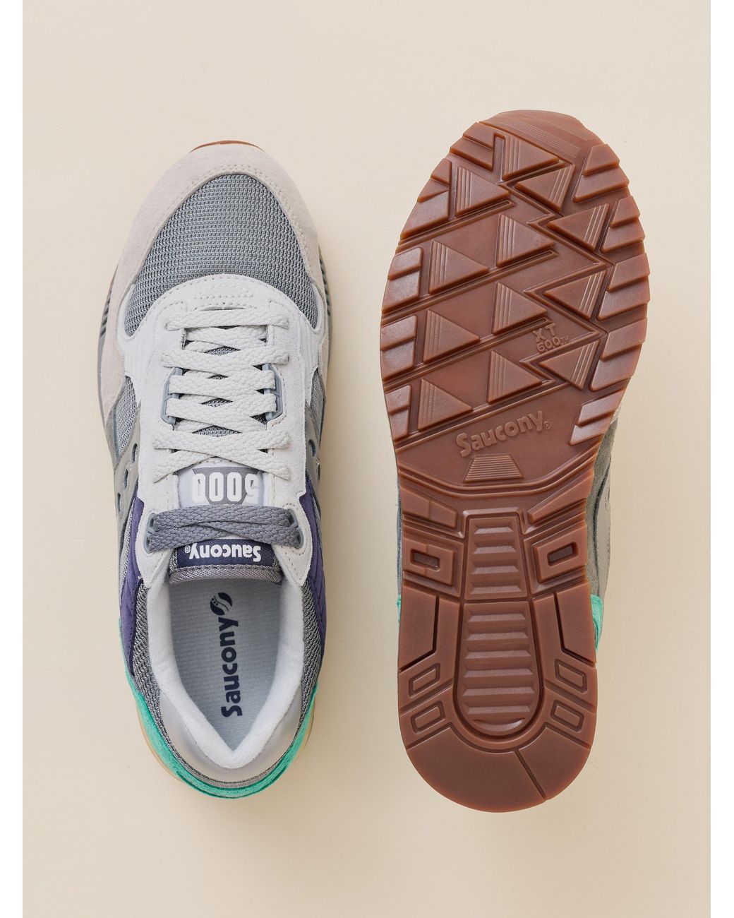 Faherty Brand Blue Saucony Shadow 5000 Shoes for men