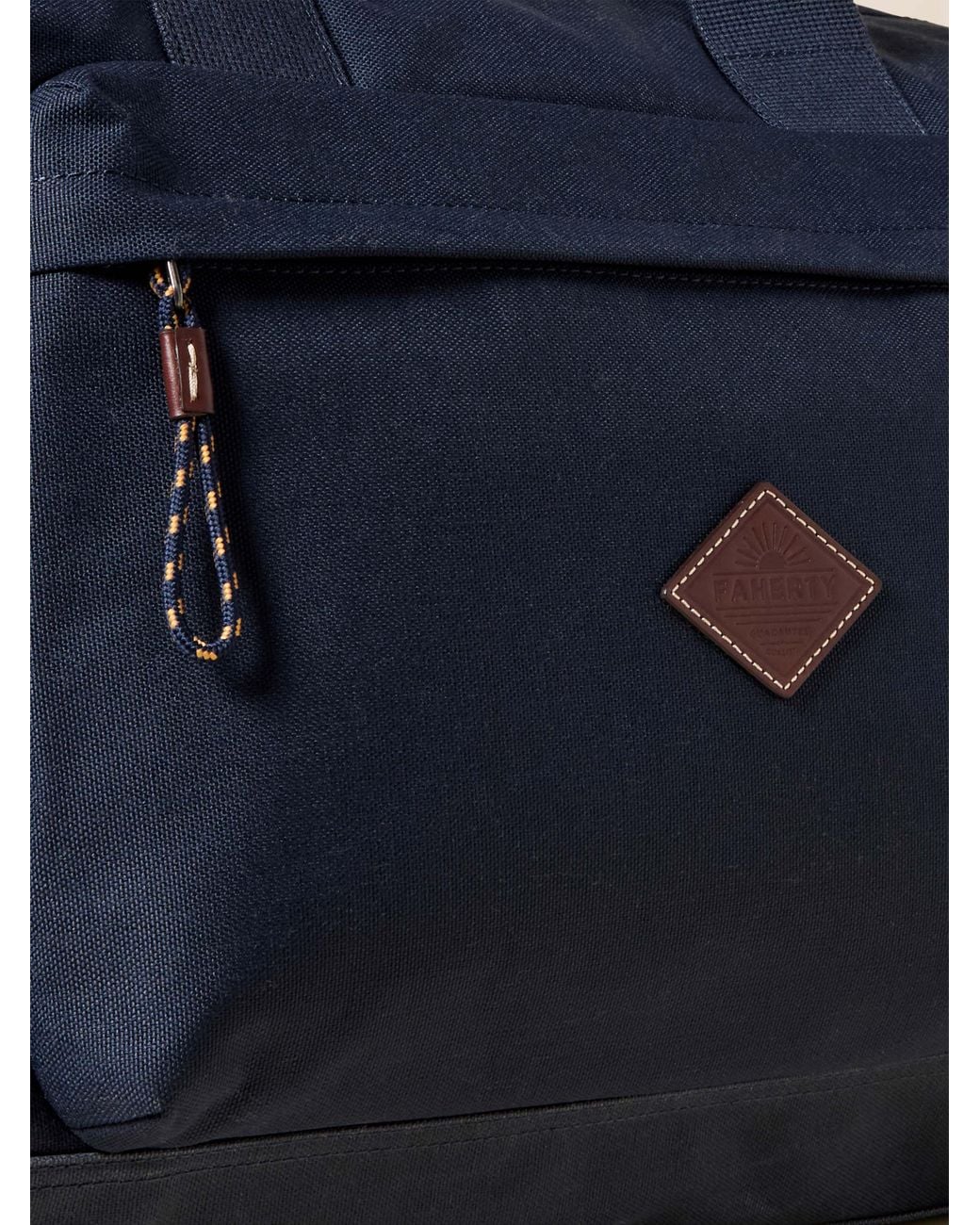 Faherty Brand Blue Latitude Weekender Duffel Sunglass